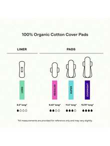 The Honey Pot Company  Cotton Cover Calming Herbal Infusion Long Liners - 30ct - 1 - 查看 9