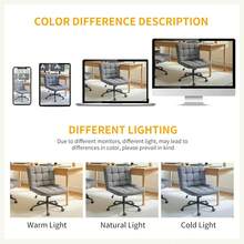 Home Office Chairs - Grey - View 8