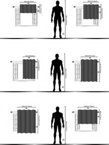 1 pieza Cenefa de ventana de lino con aspecto semitransparente de unicolor - Beis - Ver 5