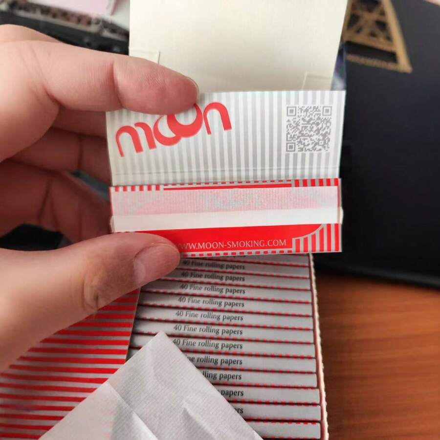 70mm Wood Pulp Cigarette Rolling Papers, 1 Box Of 50 Booklets, 40 ...