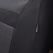 Car Seat Covers Full Set Universal Fit Most CarTruck SUV And Van Comfortable Airbag Compatible Jacquard And Polyester Full Set Low Back Black Black - BlackBlack - View 5