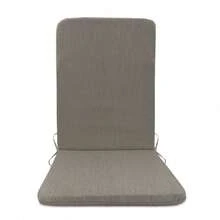 High Back Outdoor Chair Cushions-Water Proof Patio Dining Chair Cushions, Removable Machine-Washable Cover For Camping Beach Picnic Travel 17.72*41.34*1.97in - 淺灰色 - 查看 7
