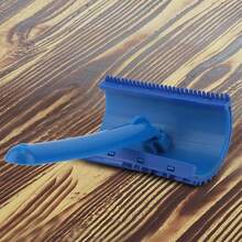 Rodillo de Pintura de Goma Azul con Efecto de Grano de con Mango Herramienta de decoración de Pared DIY - 1 - Ver 5