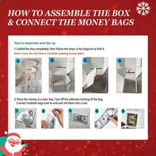 Christmas Pull-Out Cash Box, Warm Family Party Best Surprise Gift Box - Red - View 5