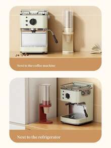Disposable Cup Dispenser, Punch-Free Household Storage Box, Commercial Cafe Bar Catering Paper Cup Holder, Desktop Disposable Paper Cup Storage Rack, Convenient Style Cup Dispenser, Two Specifications And Colors To Choose From, Home, Company Office, Ke'tin Essential - Multicolor - View 9