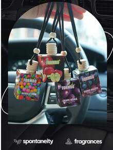 1pc Car Air Freshener Hanging Diffuser, Christmas, Anniversary, Odor Eliminator, Air Freshener, Essential Oil Diffuser, Car Accessories, Suitable For Car And Home - Multicolor - View 9