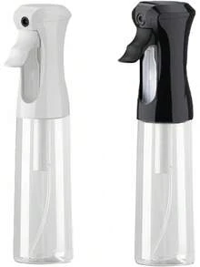 2PCS 300ML Botellas de Spray para el Cabello, Rociador de Cabello Pulverizador Recargable de Niebla Fina para Peinado, Cuidado de la Piel, Jardinería y Limpieza (Transparente) BDEA - Transparente - Ver 11