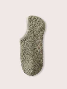 1/3/6 Pairs Men's Multi-Color Floor Socks, Autumn/Winter Short Socks With Thermal Lined, Thick Plush Adult Warm Home Boat Socks, Non-Slip Sleep Socks, Simple & Versatile - Multicolor - View 17