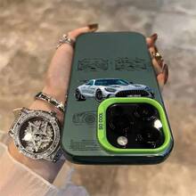 Funda de teléfono M-MerceS Cool Des Supercar para 17 16 15 14 13 12 11 Plus Pro Max multicolor aurora láser a prueba de golpes - z10 - Ver 11