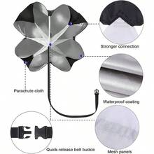Running Speed Training, Speed Chute Resistance Parachute Speed And Acceleration Training 56 - Inch - 1把雨傘 - 查看 4