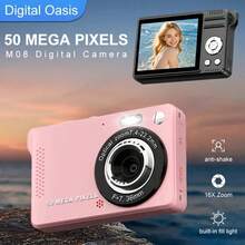 Mini Digitalkamera für Gebrauch und Spaß für junge Fotografen, Punkt-und-Schieß-Digitalkameras mit FHD 4K, 700mAh Akkukapazität