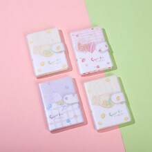 1 szt./3 szt./5 szt. przenośny kieszonkowy notatnik, mini notatnik A7, dołączony klips do notatek - Wielokolorowe - Zobacz 8