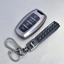 时尚灰色 TPU 汽车遥控钥匙保护套，适用于长城哈弗 H1 H4 H6 H7 H9 F5 F7 H2S GMW 酷派车型，保护无钥匙遥控器 - 灰色 - 查看 10