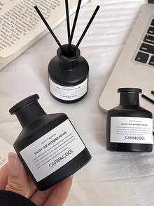 5件套（1瓶香氛精油+4根竹制扩香棒）无焰家居香氛套装，持久留香，包含香氛精油、扩香棒、天然植物萃取物、精油、芳香疗法、室内及浴室空气清新剂，浪漫礼物 - 隨機 - 查看 4