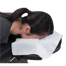 50/100片装 U型面部支撑垫套，柔软一次性毛巾，适用于按摩椅，提供面部支撑，带来极致舒适的SPA体验，也适合SPA放松和居家使用。