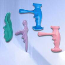 Muscle Recovery Trigger Point Handheld Massager, Manual Pressure Massage Stick, Fascia Muscle Relaxation Massage Cone, T-Shaped Cone, Foot Reflexology Tool, Full Body Use - Multicolor - View 8