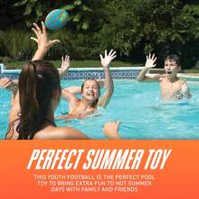 Nerf Piscina + fútbol acuático de Playa, fútbol acuático para Juegos acuáticos, Juguete de Piscina Perfecto para niños, fútbol Impermeable de Agarre Extra con Bomba de inflado - 1 - Ver 5
