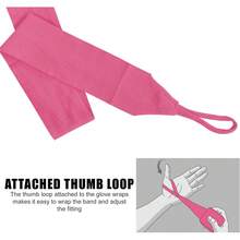 Farabi Sports Niños Vendas Boxeo 2.5 Metros Vendas de Boxeo MMA Muay Thai bendas de Boxeo y Guantes Interiores - Rosa - Ver 5