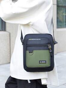 Fashionable Casual Men's Messenger Bag, Multi-Layer Wallet, Men's Bag, Shoulder Bag, Versatile Holiday Bag - Multicolor - View 7