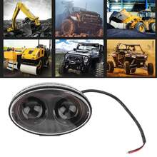 Luz de LED para montacargas, 20 W, luz de gálibo de marcha atrás, zona de señalización de almacén, foco de advertencia azul - Negro - Ver 10