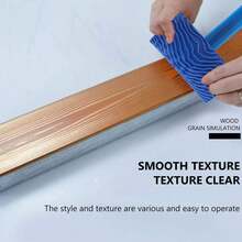 Rodillo de Pintura de Goma Azul con Efecto de Grano de con Mango Herramienta de decoración de Pared DIY - 1 - Ver 3
