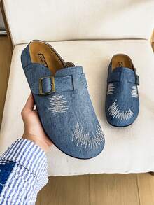 Men's Fashionable Outdoor Beach Casual Comfortable Sandals, Summer - Màu xanh lam - Xem 8