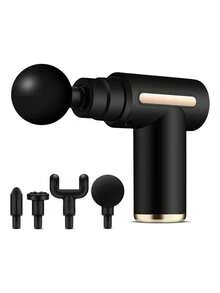 Pistola De Masaje Eléctrica Portátil Fascia - Negro - Ver 2