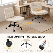 Home Office Chairs - Beige - View 7