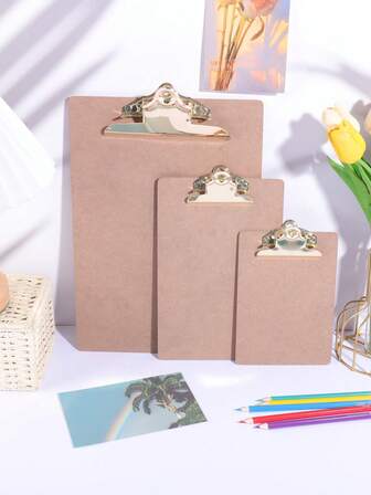 1pc Portable Minimalist Folder, Available In Small, Medium, And Large Sizes, A Student Study Accessory, Stylish Folder Suitable For Storing Restaurant Menus, Office Documents, And Study Materials, Also A Gift For Friends