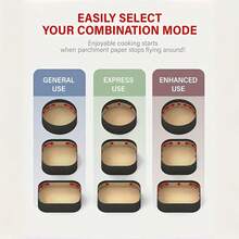 6pcs Magnetic Silicone Clips For Air Fryer - Heat-Resistant, Reusable, , Easy To Clean, Ideal For Holding Down Parchment Paper, Perfect For Cooking, Baking, And Grilling, Baking Essentials, Sleek Design Kitchen Items Kitchen Accessories Kitchen Kitchen Tools - Multicolor - View 6