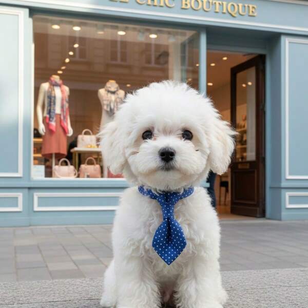 PINCOOL طوق نقاط البولكا مع جرس وحلقة للقيادة، مناسب للكلاب والقطط