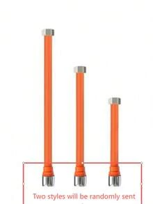 1pc Faucet Extension Pipe, Telescopic Filter Splash-Proof Universal Hose, Extended General Water Pipe, Bent Splash-Proof Shaped Pipe