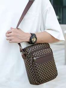 Bolso de hombro de nicho de alta gama para otoño e invierno, nuevo bolso de hombro deportivo, mochila casual para hombres