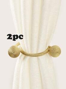 1pc/2pcs/4pcs Twist Twist Balls Curtain Clips, Multiple Colors And Sizes Available Gifts Birthday Graduation