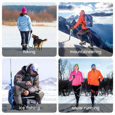 Crampons Ice Cleats For Snow Boots And Shoes Traction Grips Women Men Anti Slip 19 Stainless Steel Spikes  Pro...