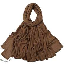 Modal Cotton Hijab Scarf For Women With Undercap Set,MustardBrown - MustardBrown - View 9