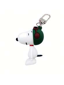 1pc Snoopy & Charlie Cartoon Car Keychain, Cute Bag Charm, Adhesive Sticker, Small Gift, Bag Pendant, Suitable For Christmas, New Year, Birthday, Holiday Gifts (Random Style) - Multicolor - View 7
