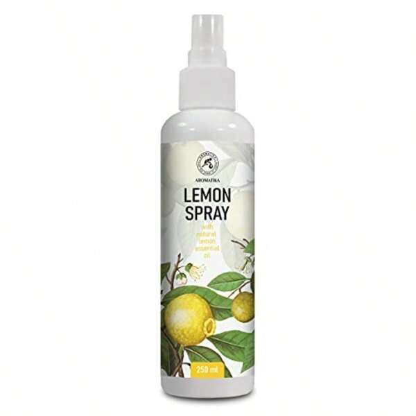 Lemon Aromatic Spray 250ml Aromatherapy Room Mist With Essential Oil Air Freshener For Pillow Linen And Wardrobe Air Aromatization