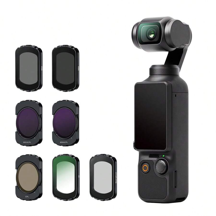 [Phù hợp với Pocket 3] Có sẵn bộ lọc UV/ND8/ND16/ND32/ND64/CPL/Đen mềm/ND8+PL/ND16+PL/ND32+PL/ND64+PL, Gắn từ tính, Chất lượng hình ảnh độ nét cao, Chống trầy xước và chống nước, Vừa khít chính xác, Không ảnh hưởng đến hoạt động của Gimbal - Pocket 3 - Xem 1