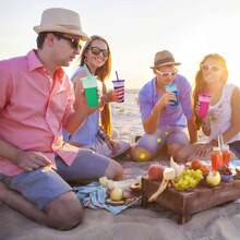 30 Piezas Vasos Mágicos con Purpurina de 710 ml que Cambian de Color al Contacto con Frío, con Tapa y Popote Reutilizable, Vasos de Plástico de Grado Alimenticio, Ideales para Fiestas, Hogar, Oficina y Eventos – Diseño Antideslizante, Duradero y Fácil de Limpiar - Multicolor - Ver 10