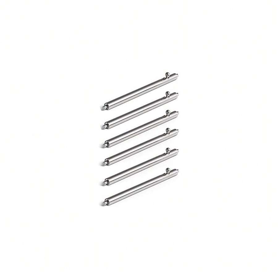 E ECSEM 16MM 18MM 19MM 20MM 22MM 24MM Quick Release Spring Bar Pins, 6 Pack Stainless Steel Watch Band Strap Link Pins (18MM){Inchsize_nameinch:Inch18MMinch} - 18MM - 查看 1
