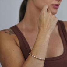 Stacking Interlocking Tri Color Twist Multi Bangle For Women Teen Bracelets Round Rose Gold Silver Plated