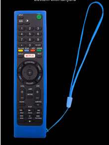 1 pieza Funda protectora para control remoto de TV, compatible con RMF-TX300P/RMF-TX200P/RMF-TX31E, protección antideslizante de máquina original - Multicolor - Ver 8