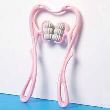 Multi-Functional Manual Neck Massager, Handheld Mini Neck Clamp Neck & Shoulder Massager For Fitness, Home Use Neck, Shoulder, Waist Kneading Massage Device - Multicolor - View 3