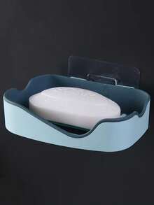 2 pezzi Portasapone da viaggio portatile montato a parete in plastica con drenaggio, per forniture da bagno e articoli da viaggio essenziali, accessori per la casa, gadget per il bagno, accessori per il bagno disponibili in quattro colori - Multicolore - Visualizzare 9