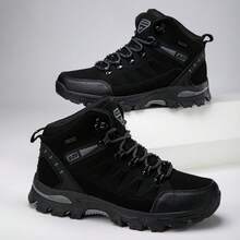 Wanderstiefel, Outdoor Wanderschuhe, Bergstiefel, hochwertige modische Lässig Trekkingschuhe für Herren (Größe 43-45 fällt etwas größer aus) - Schwarz - Übersicht 12