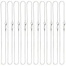 Wholesale 10Pcs 925 Sterling Solid Silver Accessories 1MM Snake Chains Necklace For Women Chain Accessory
