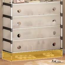 Multipurpose Shoe Rack And Clothes Rack, 4-Tier Organizer For Shoes, Clothes, Bags, Accessories, Holds 15 Pairs, With Dustproof Cover, Easy To Assemble (White) - White - View 7