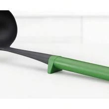 Joseph Joseph Duo 5Piece Utensil Set With Integrated Tool Rests: Vibrant Set With Solid Slotted Spoons Turners And Ladle Hygienic Design HeatResistant Perfect For Hanging Storage - 蛋白石 - 查看 3