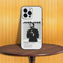 Funda de teléfono del cantante mexicano José José compatible con iPhone 17, 16, 15, 14, 13, 12, 11, Pro, Max, Plus, X, XS, SE4, E, Mini, funda suave de color negro, funda compatible con iPhone 17, funda 17 Pro, funda 17 Pro Max - z7 - Ver 11